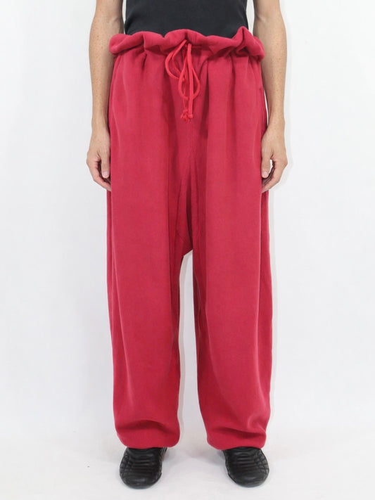 Accordion Breeze Sweat Pants - Red