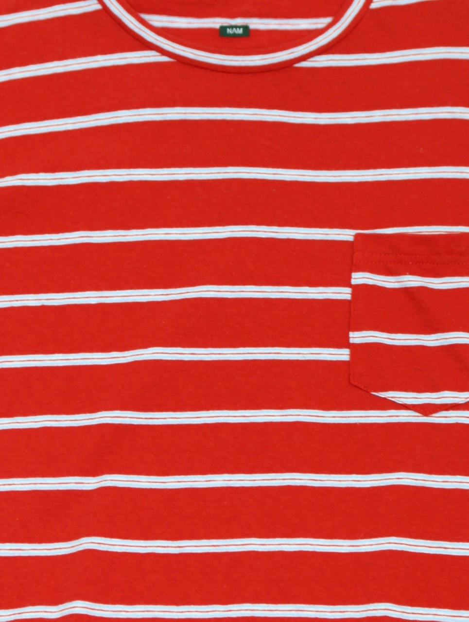 【新品・未使用】 NAM banana pocket tee ボーダーTシャツ Banana Pocket Tee St - Red – NAM