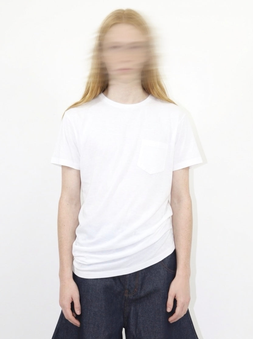 Banana Pocket Tee Solid - White