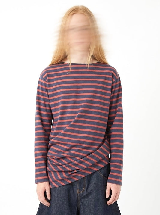 Banana Basque Shirts - Navy×Red