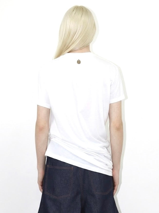 Banana Pocket Tee Solid - White