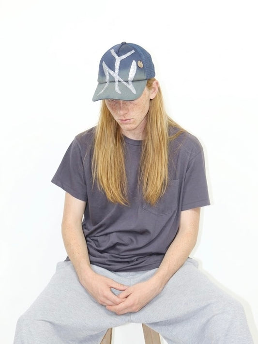 Warped Mesh Cap - NY Navy