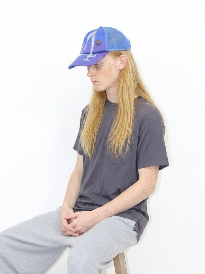 Warped Mesh Cap - LA Blue