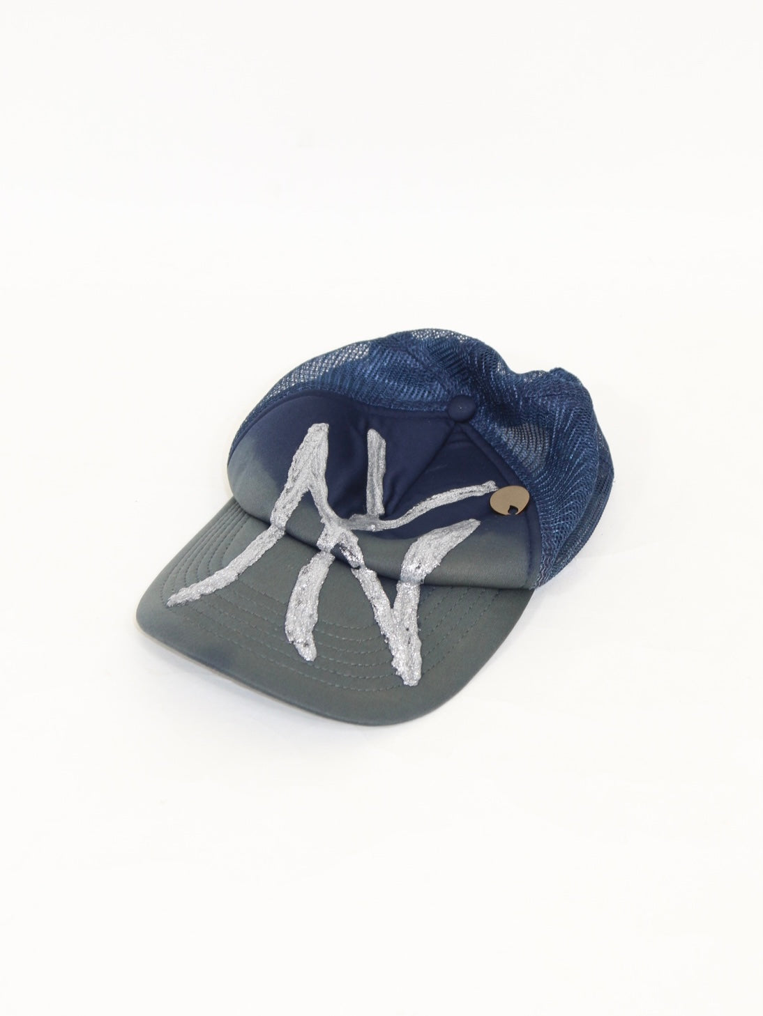 Warped Mesh Cap - NY Navy