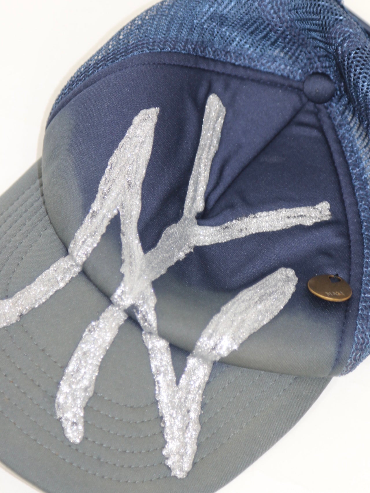 Warped Mesh Cap - NY Navy