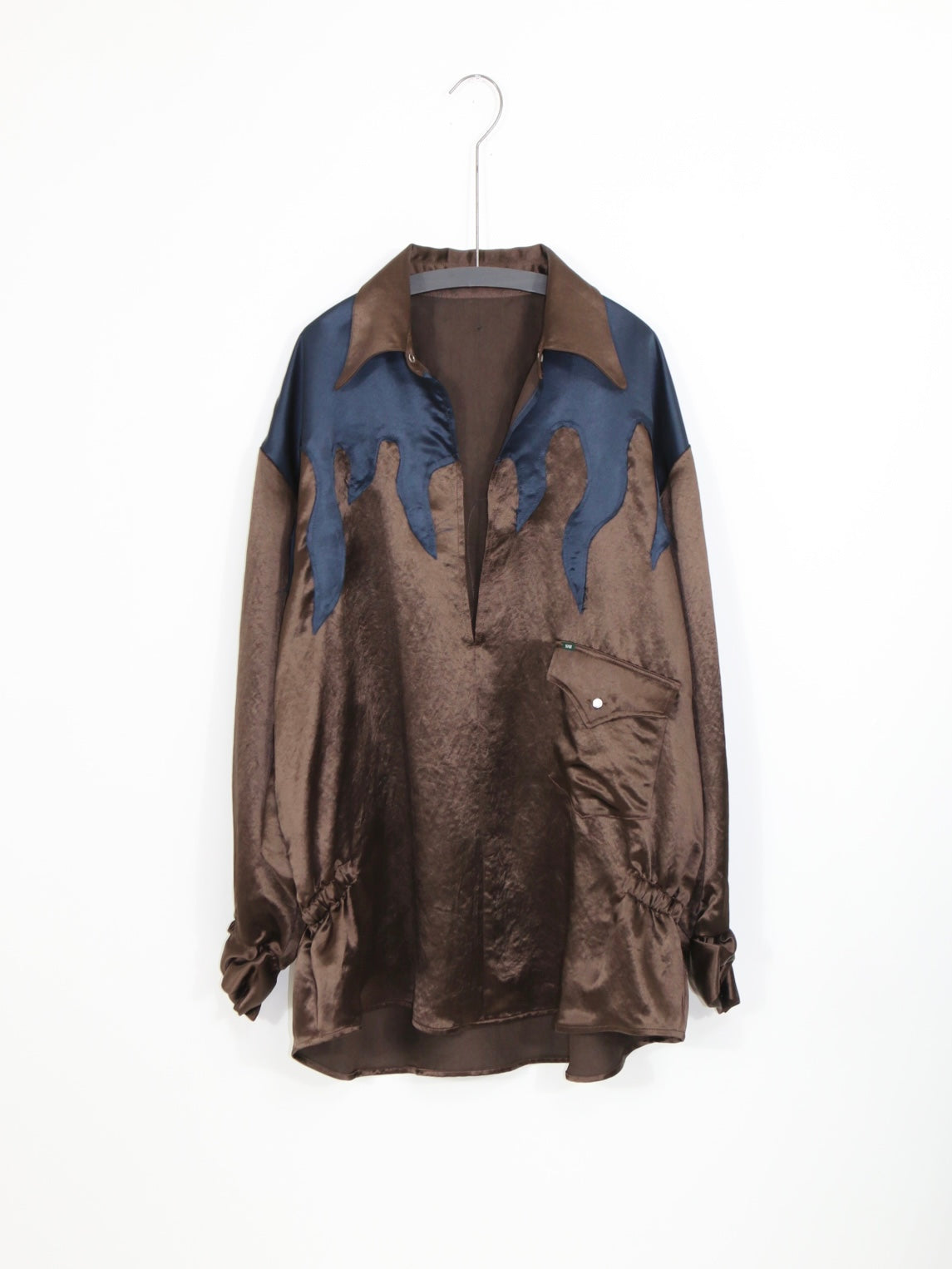 Bellows Skipper Shirts Fire - Chocolate