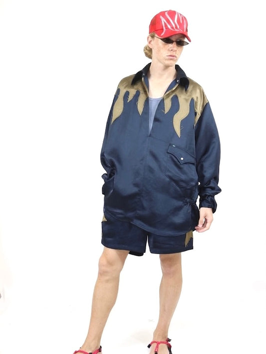 Bellows Skipper Shirts Fire - Mid night