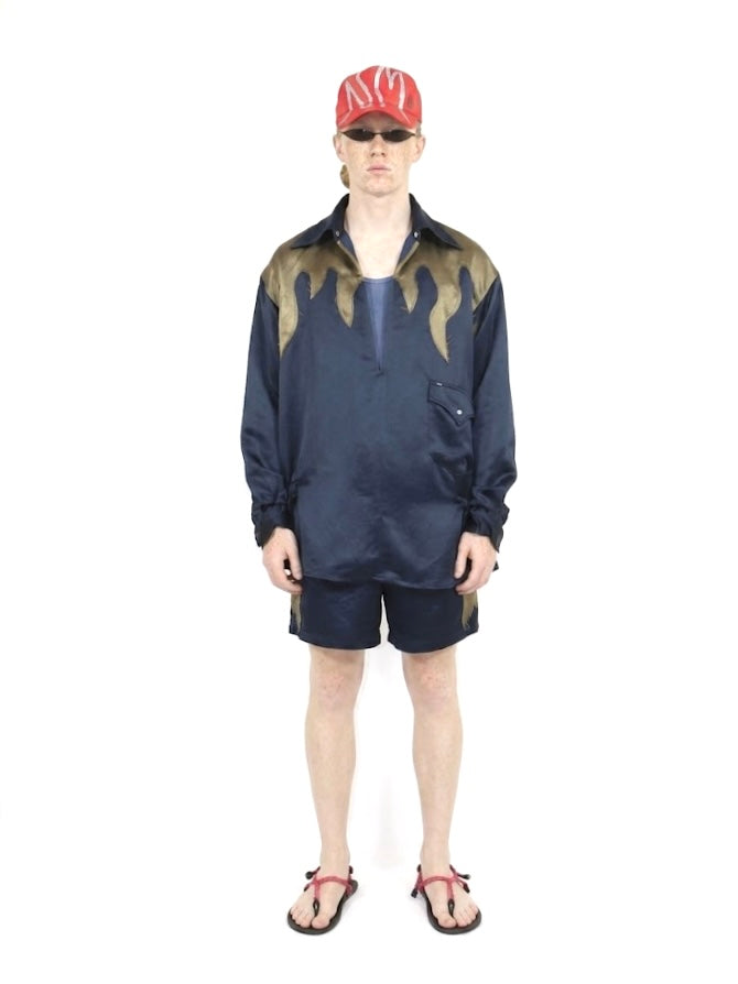 Bellows Skipper Shirts Fire - Mid night