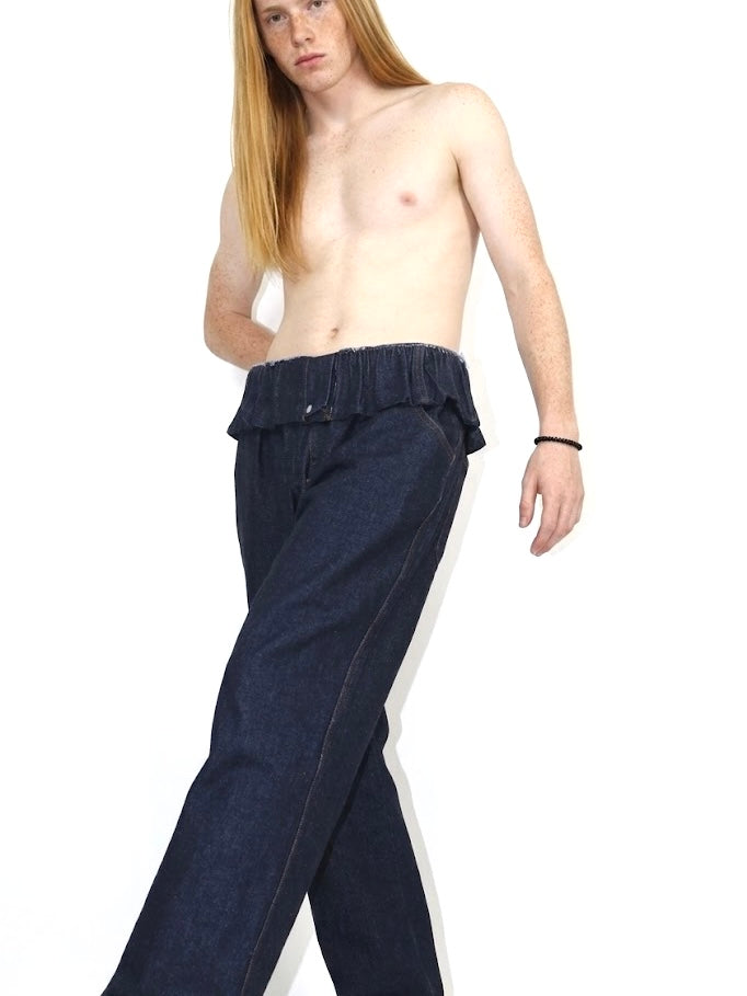 Accordion 5pkt Pants One Wash - Indigo