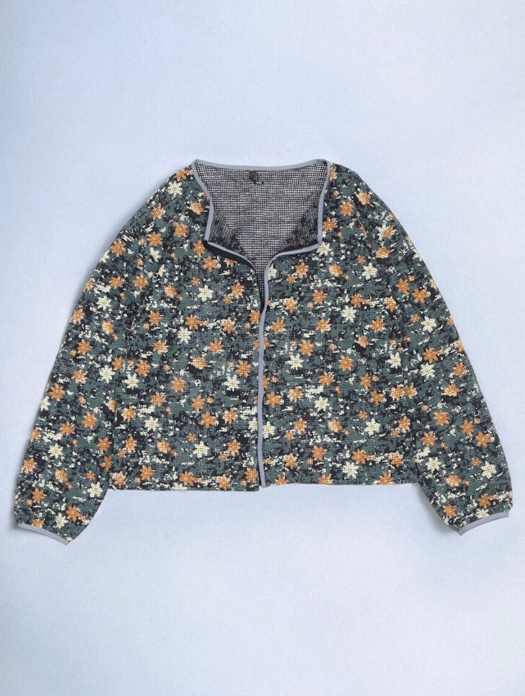 Front Zip Camo - Mesh Digital Aloha - Shadow