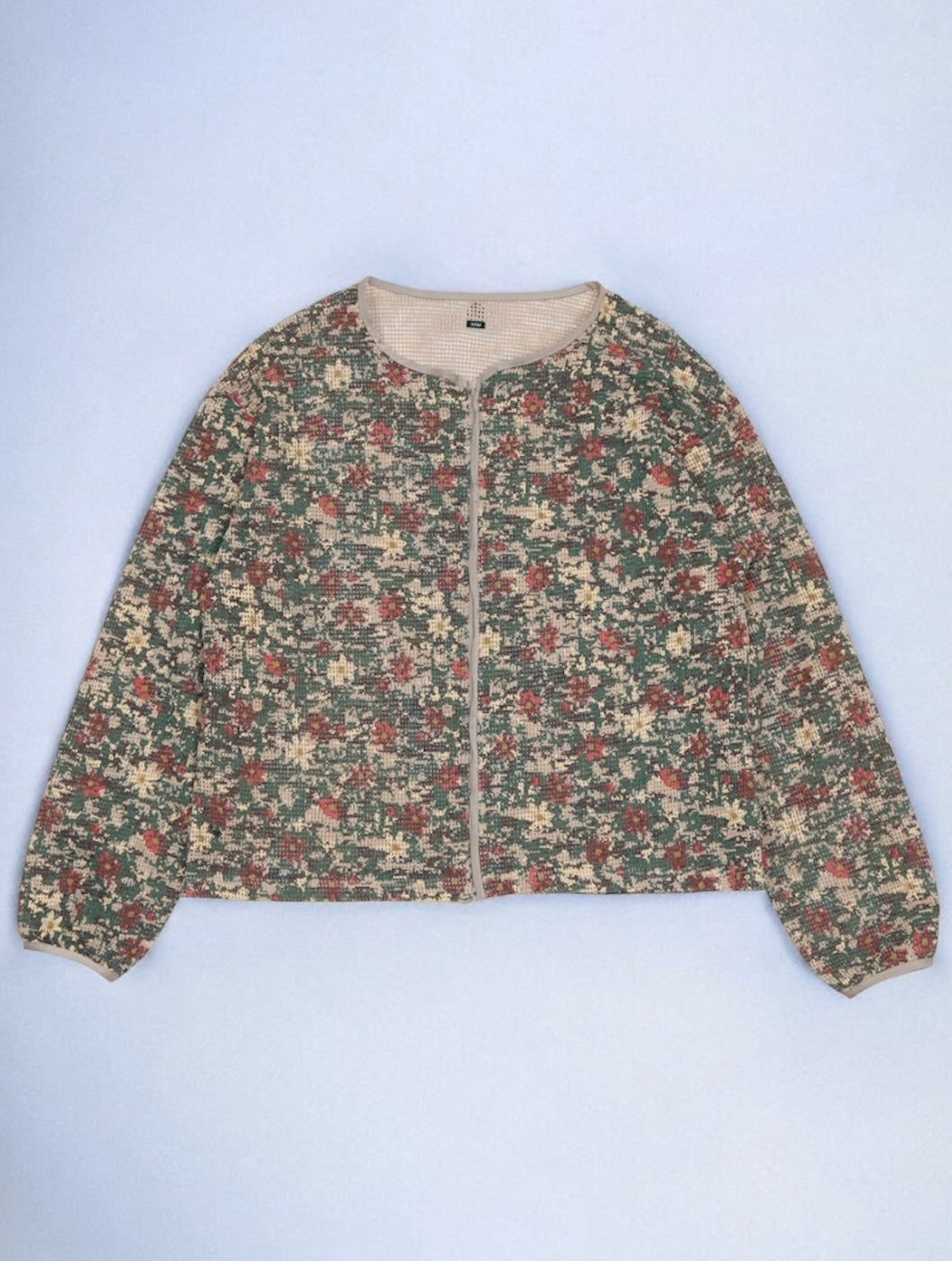 Front Zip Camo - Mesh Digital Aloha - Desert