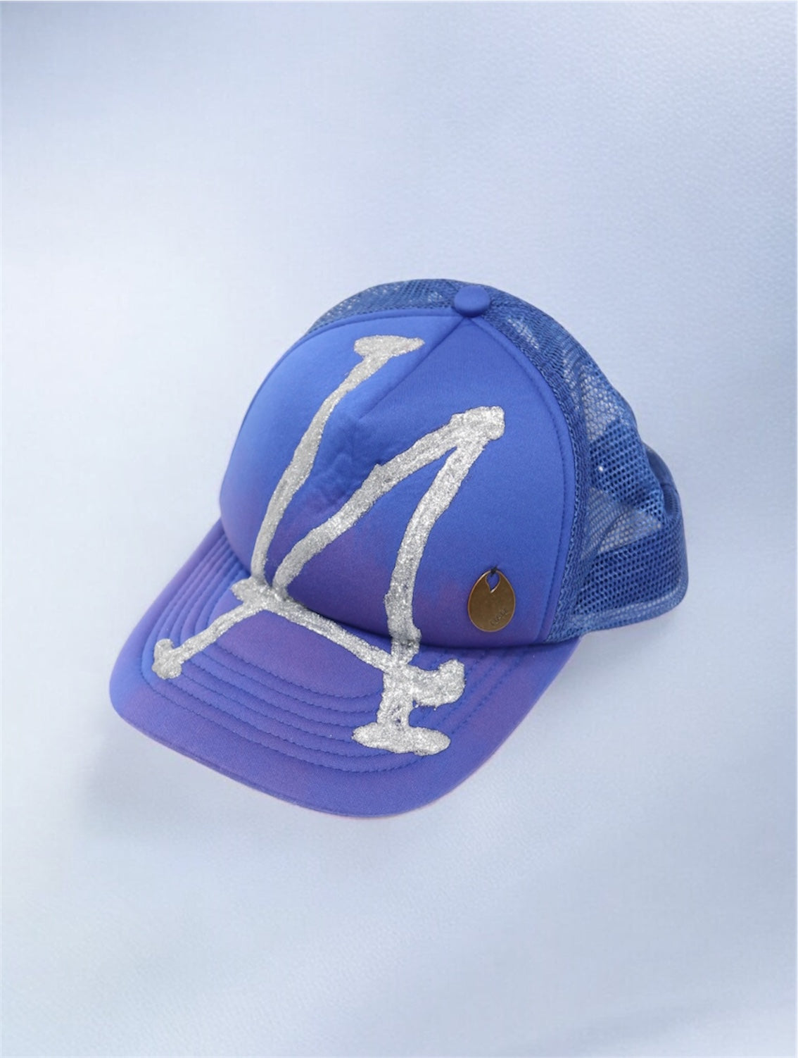 Warped Mesh Cap - LA Blue