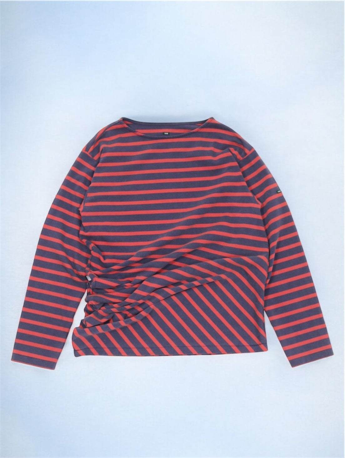 Banana Basque Shirts - Navy×Red