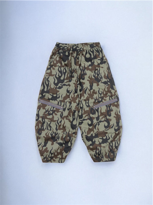 SHRINKED BAGGIES FIRE CAMO - KHAKI