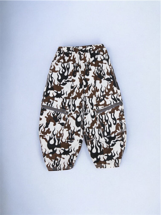 SHRINKED BAGGIES FIRE CAMO - SNOW
